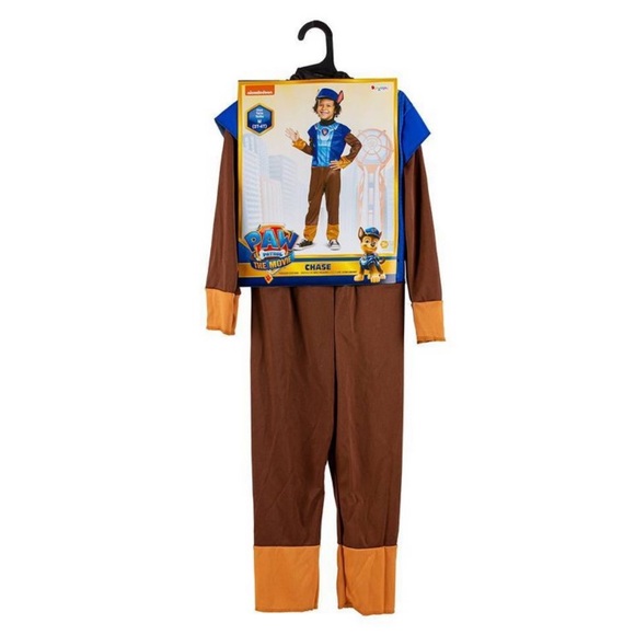 NEW Paw Patrol Movie Chase Police Dog Pup Toddler Full Costume Blue Hat 3-4T Kid - Picture 1 of 10
